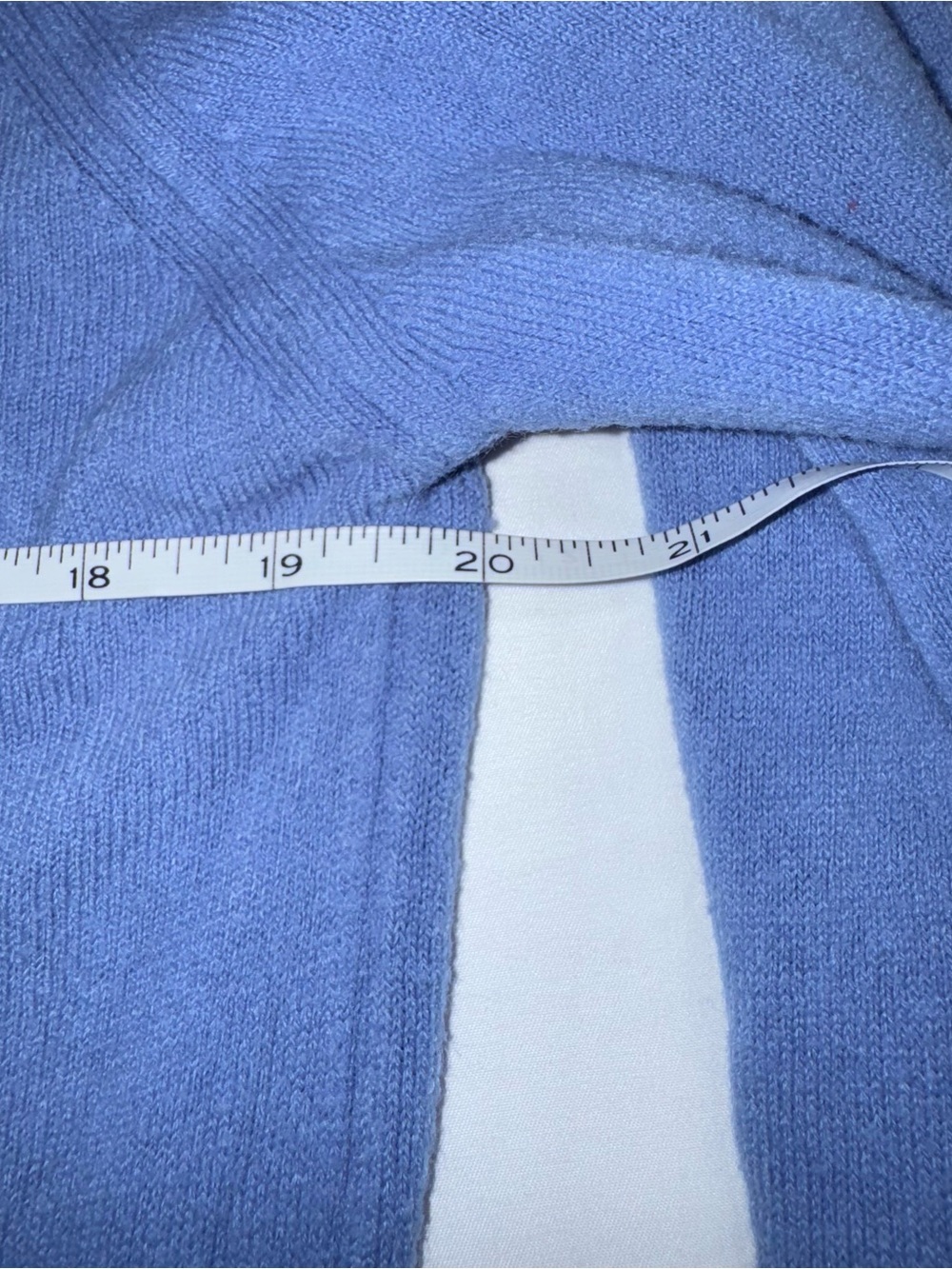 Dior V-Neck Sweater Men/Woman Medium Periwinkle Blue 100% Orlon Acrylic Vintage - Picture 11 of 14